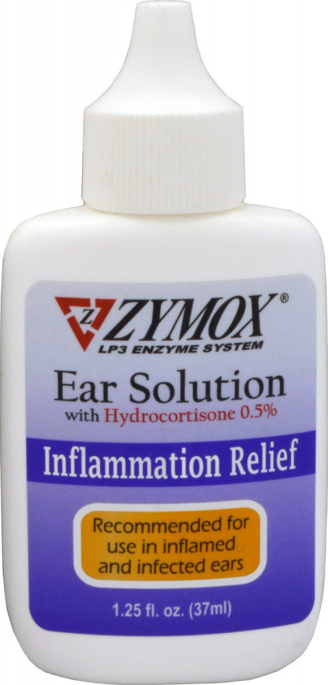 Zymox Enzymatic Ear Solution with 0.5% Hydrocortisone (1.25 oz)
