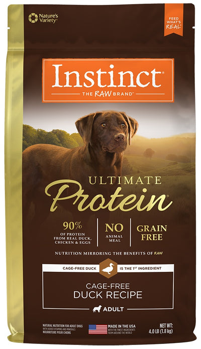 Nature's Variety Instinct Ultimate Protein Grain Free Duck Formula Dry Dog Food
