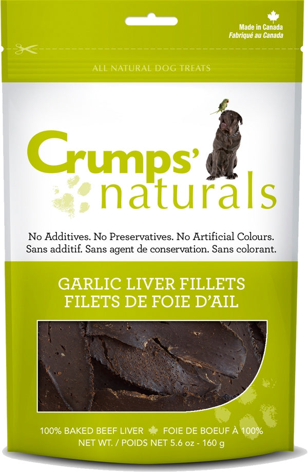 Crumps Naturals Garlic Liver Dog Treats