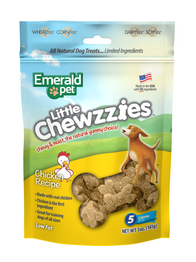 Emerald Pet Little Chewzzies Chicken Recipe Dog Treats