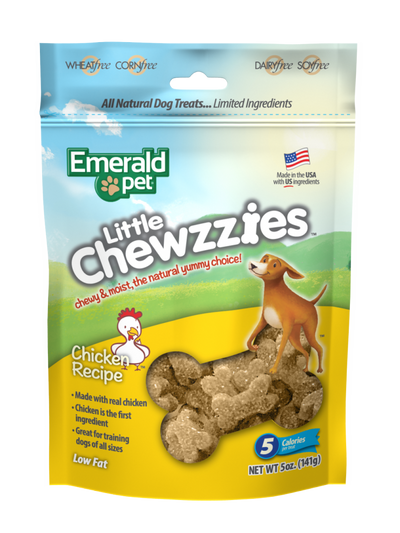 Emerald Pet Little Chewzzies Chicken Recipe Dog Treats