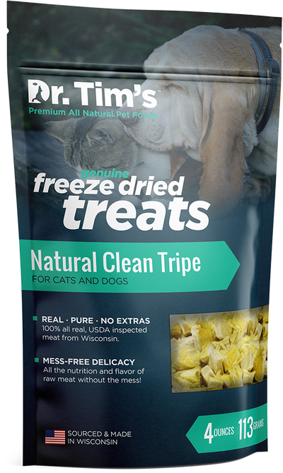 Dr. Tim's Freeze Dried Clean Tripe Dog and Cat Treats