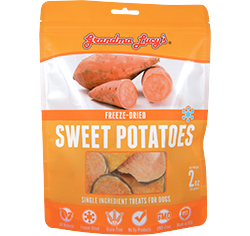 Grandma Lucy's Singles Freeze Dried Sweet Potatoes Single Ingredient Dog Treats