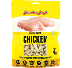 Grandma Lucy's Singles Freeze Dried Chicken Single Ingredient Pet Treats