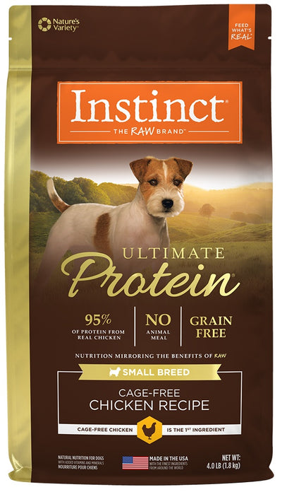 Nature's Variety Instinct Ultimate Protein Small Breed Grain-Free Chicken Meal Formula Dry Dog Food