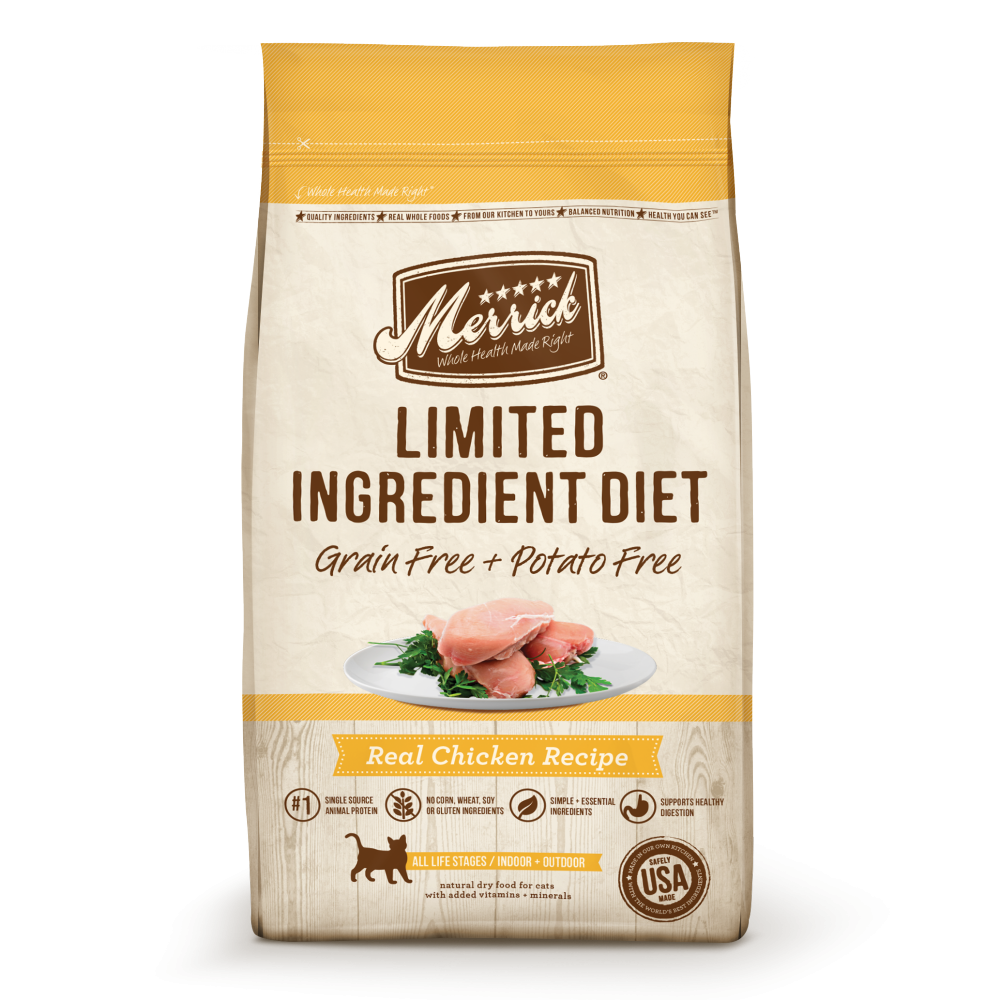 Merrick Limited Ingredient Diet Grain Free Real Chicken Recipe Dry Cat Food