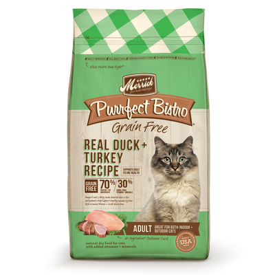 Merrick Purrfect Bistro Grain Free Real Duck and Turkey Recipe Dry Cat Food