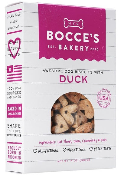 Bocce's Bakery Duck Dog Biscuits
