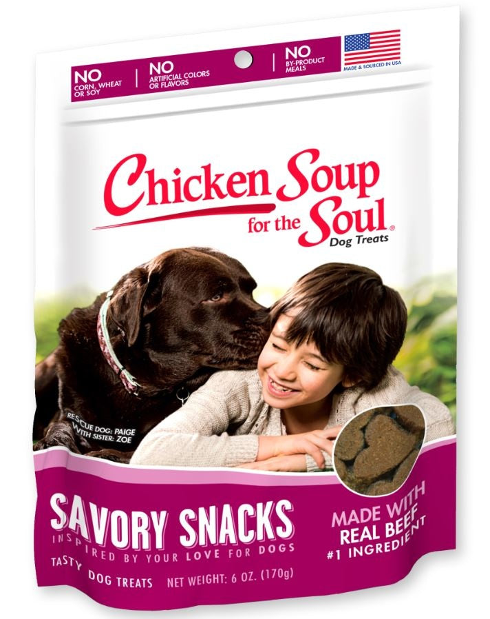 Chicken Soup For The Soul Beef Savory Snacks Dog Treats