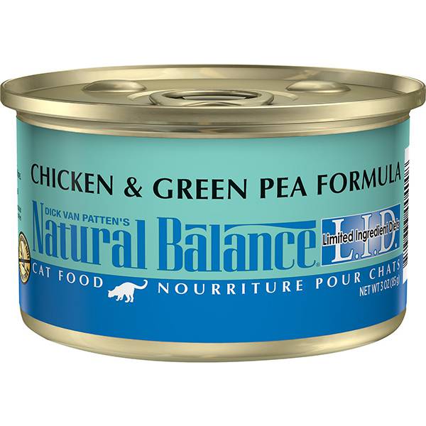 <b>Natural Balance</b> L.I.D. Limited Ingredient Diets Chicken & Green Pea Canned Cat Formula