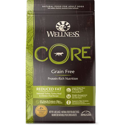 <b>Wellness Core</b> Grain-Free Original Dry Food For Dogs - Reduced Fat -Turkey & Chicken Recipe