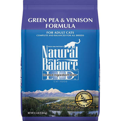 <b>Natural Balance</b> L.I.D. Limited Ingredient Diets Green Pea & Venison Dry Cat Formula