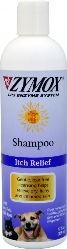 Zymox Shampoo for Itchy & Inflamed Skin For Dogs & Cats