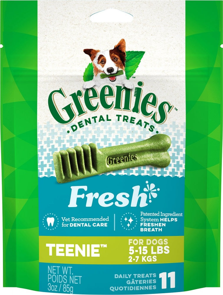 Greenies Fresh Teenie Dental Dog Treats