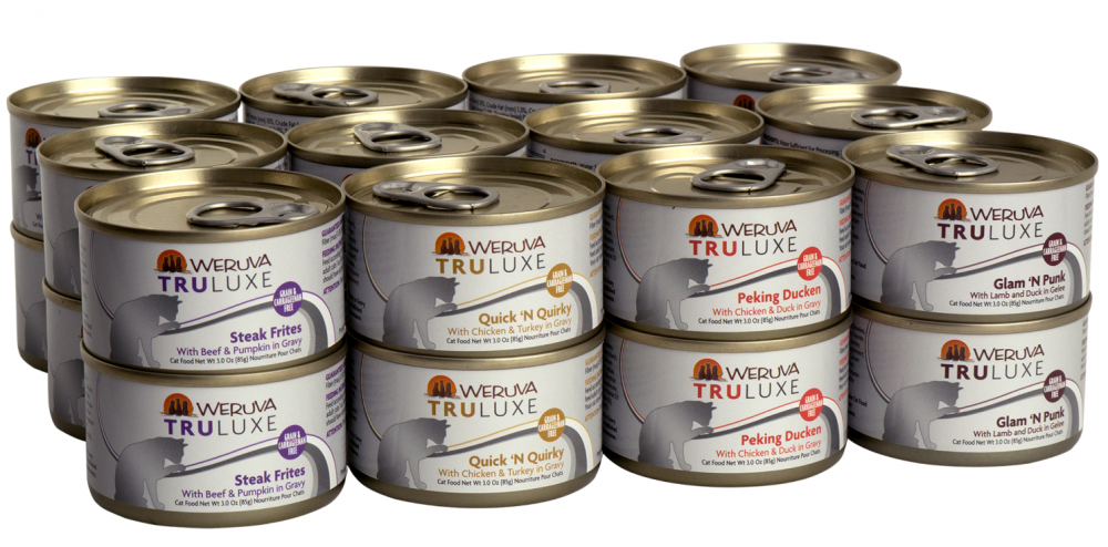 Weruva TruLuxe Grain Free TruTurf Canned Cat Food Variety Pack