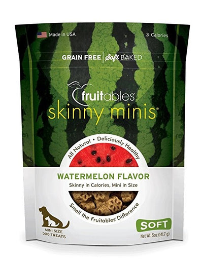 Fruitables Skinny Minis Chewy Watermelon Dog Treats