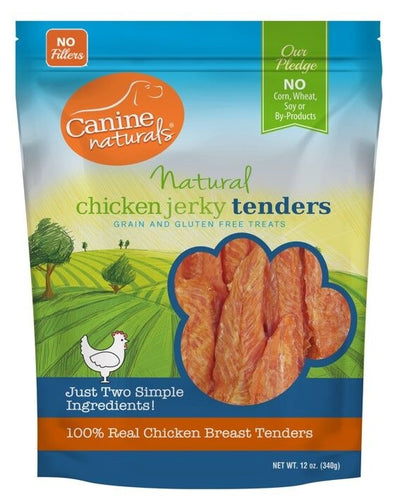 Canine Naturals Grain Free & Gluten Chicken Jerky Tenders Dog Treats