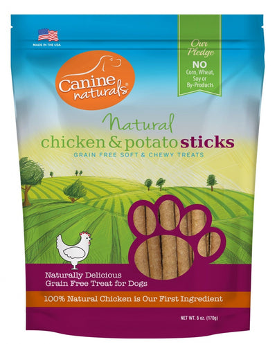 Canine Naturals Grain Free Chicken & Potato Sticks Dog Treats