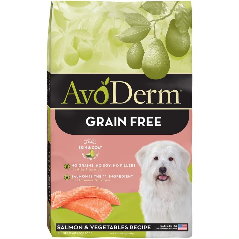 AvoDerm Grain Free Salmon & Vegetable Recipe Dry Dog Food