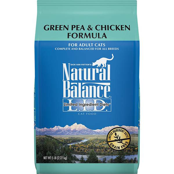 <b>Natural Balance</b> L.I.D. Limited Ingredient Diets Green Pea and Chicken Dry Cat Food