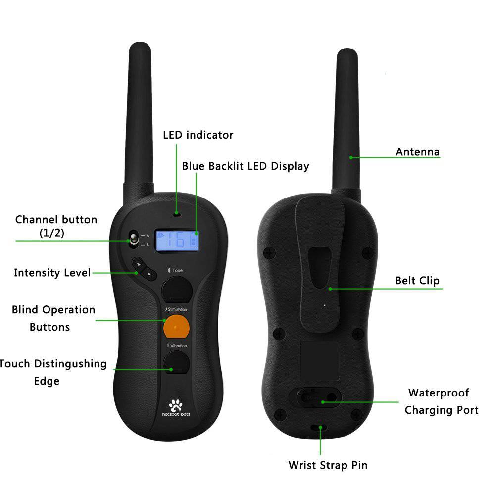 <b>HotSpot Wireless</b> Dog Training Collar Replacement Remote for Model P610