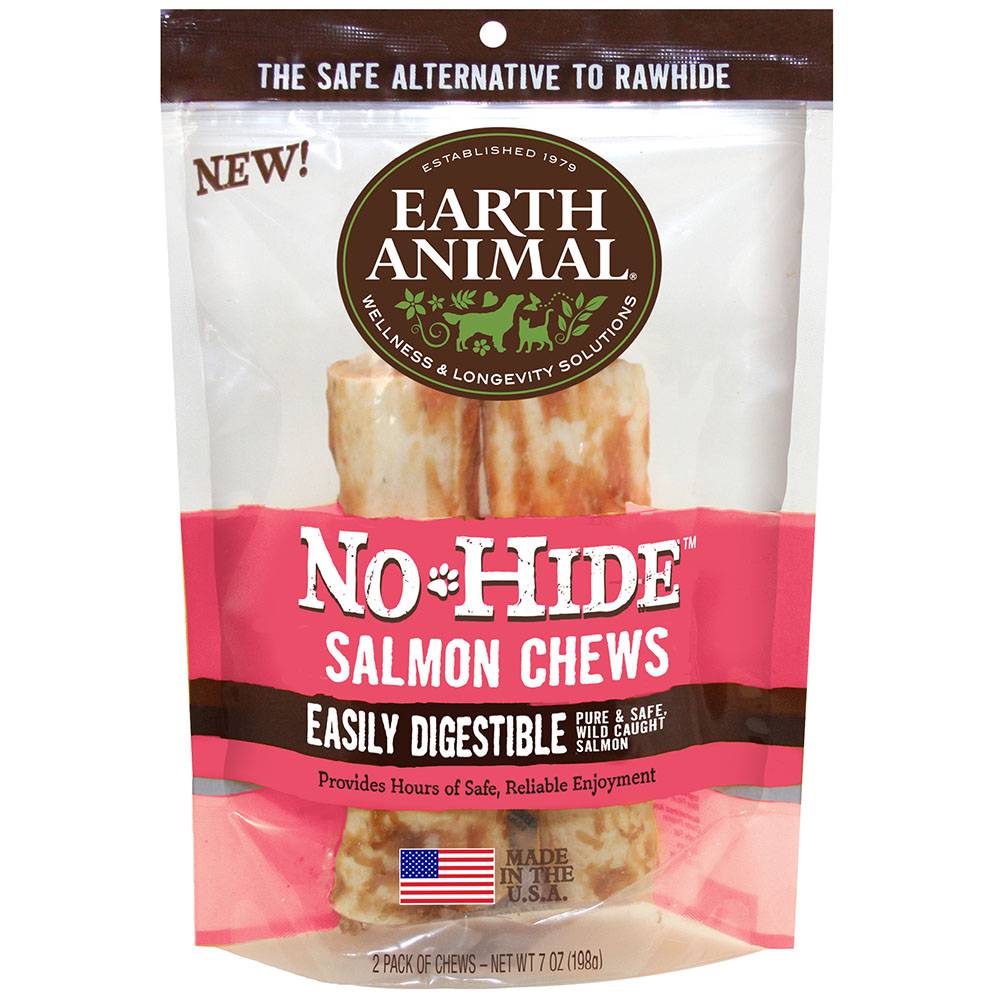 <b>Earth Animal</b> No-Hide Salmon Chews for Dogs - 2 Pack