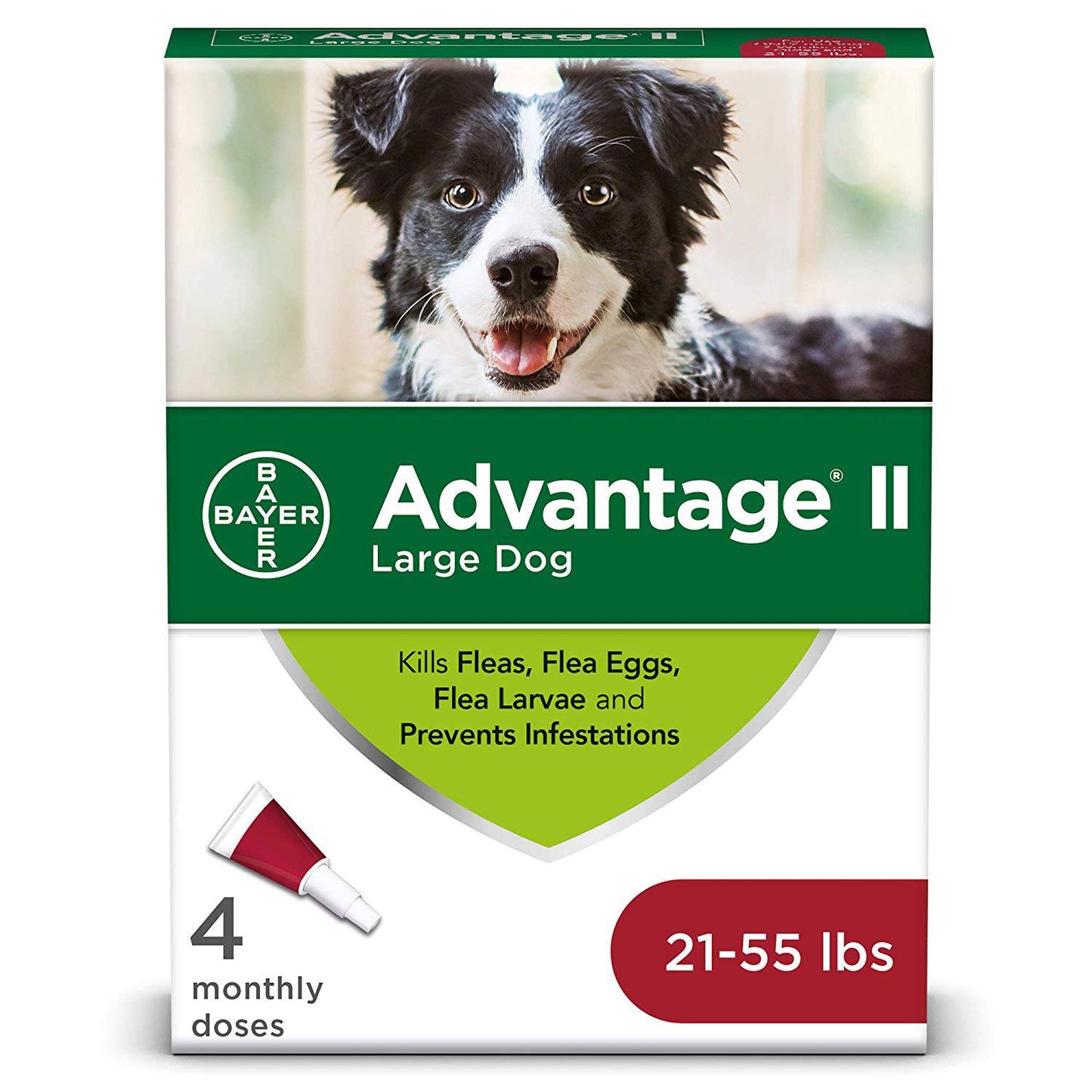 <b>Bayer</b> Advantage II Topical Flea Treatment For Large Size Dogs