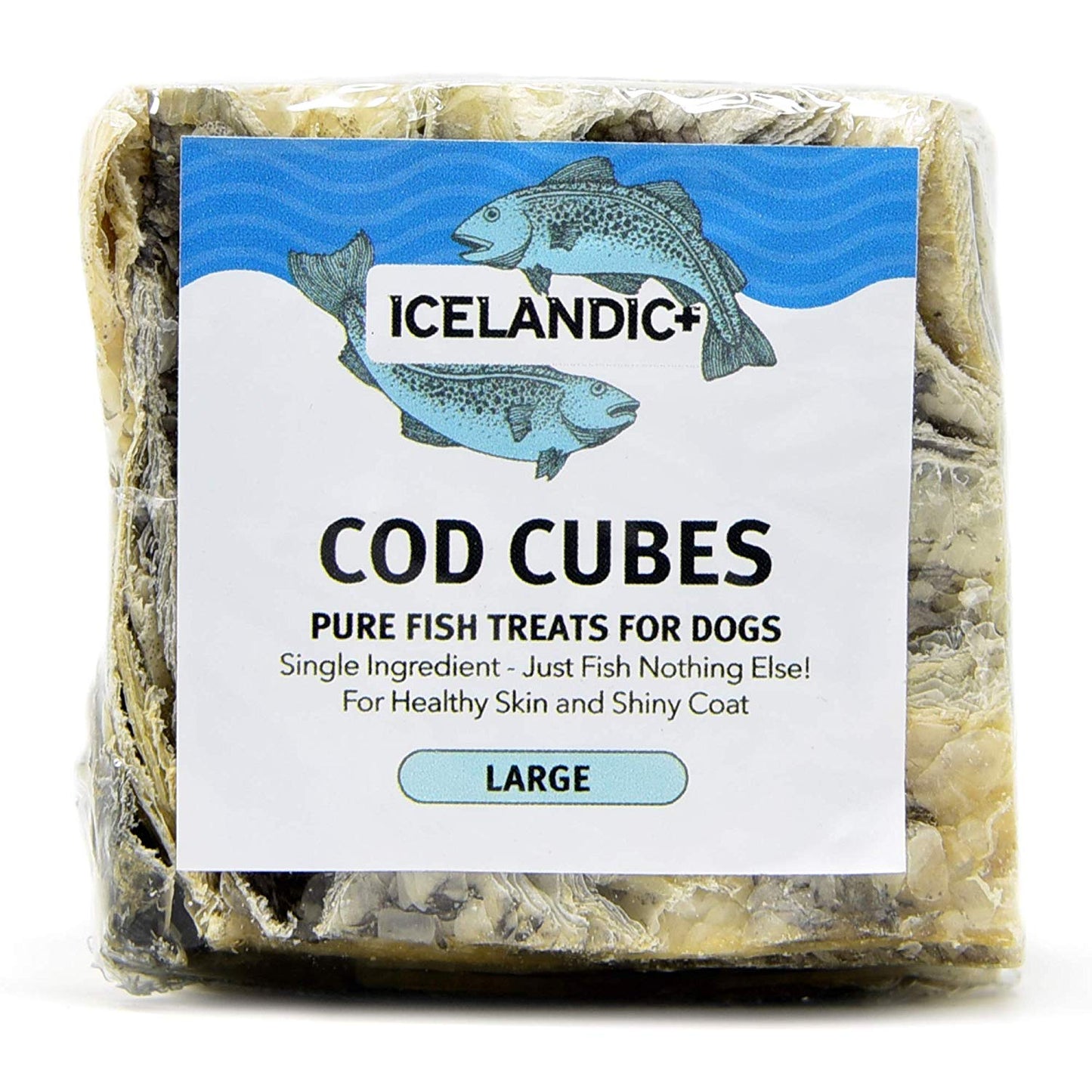 Icelandic+ Cod Skin Large Cube Dog Treat