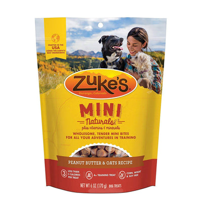 <b>Zuke's</b> Peanut Butter Mini Naturals Dog Treats