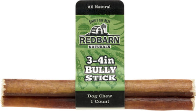 RedBarn Beef Bully Stick 3-4" Dog Treat