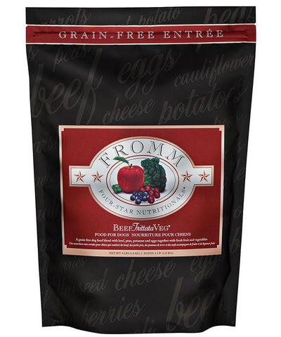 <b>Fromm Family</b> Four Star Grain Free Beef Frittata Veg Dry Dog Food