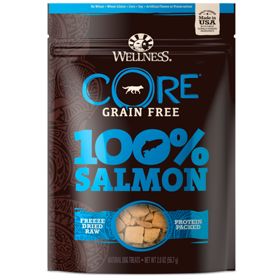 <b>Wellness Core</b> 100% Freeze Dried Dog Treats - Salmon - 2 Oz Bag