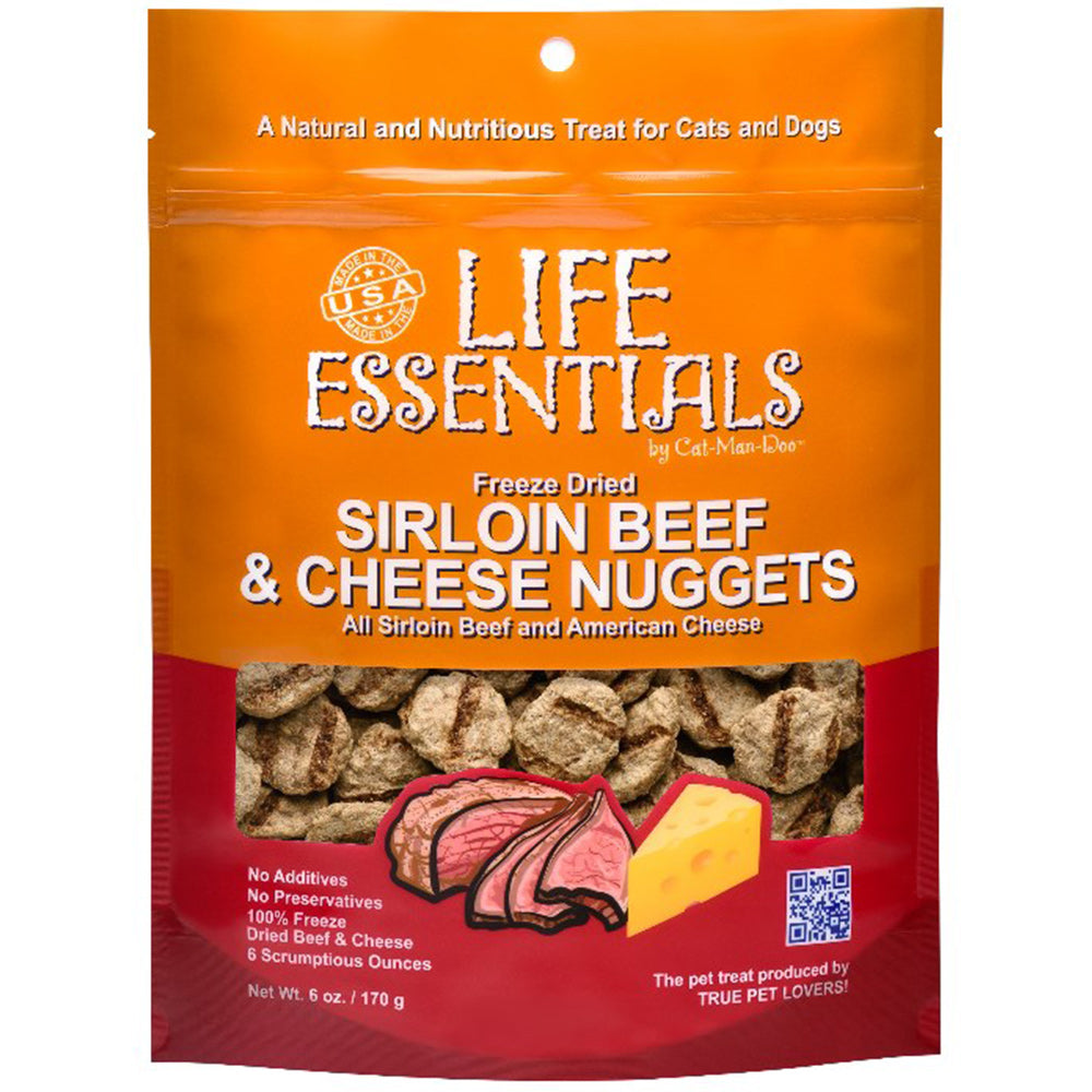 Life Essentials Freeze Dried Sirloin Beef and Cheese Nuggets