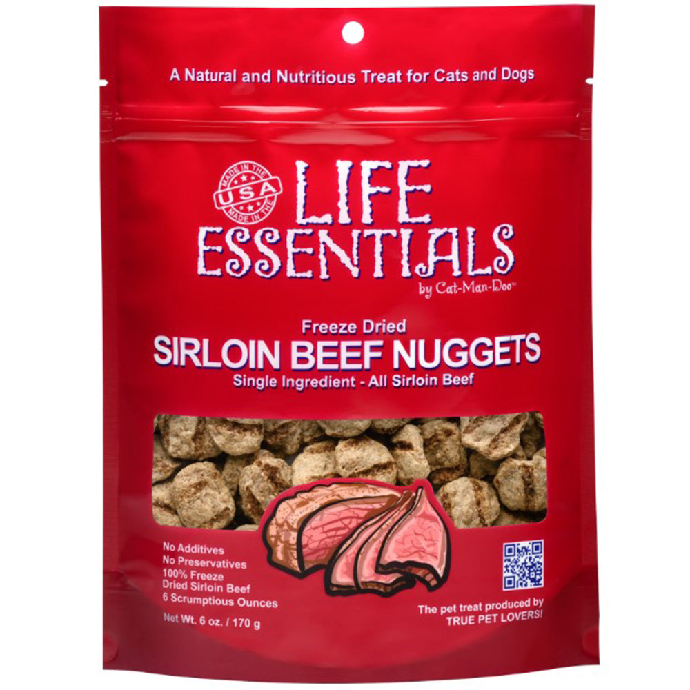 Life Essentials Freeze Dried Sirloin Beef Nuggets