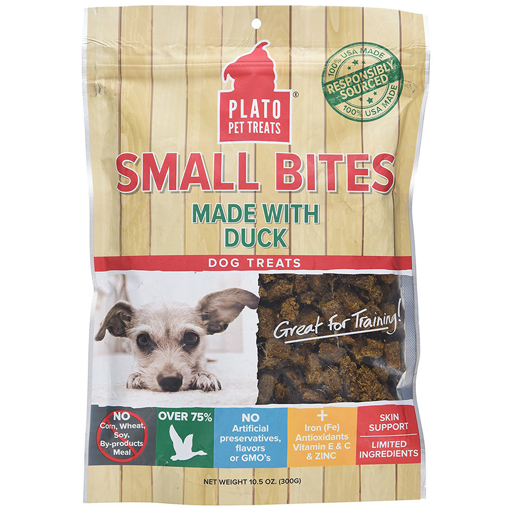 <b>Plato</b> Small Bites Natural Duck - 10oz <br></br>