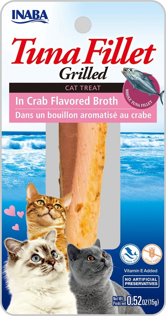 Inaba Ciao Grain-Free Tuna Fillet in Crab Broth
