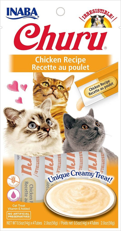 Inaba Churu Grain-Free Chicken Puree Lickable Cat Treat