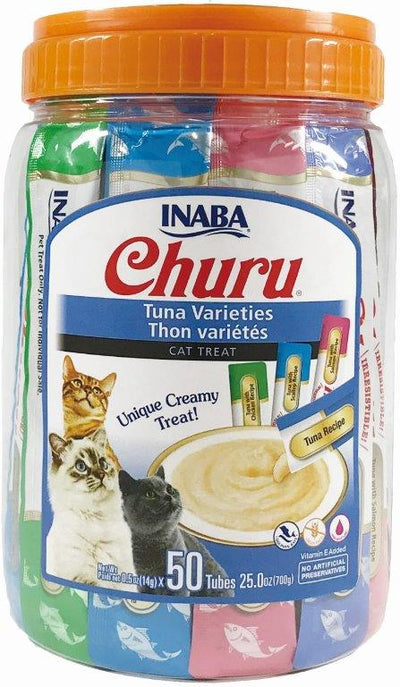 Inaba Churu Tuna Puree Variety 50 Tubes