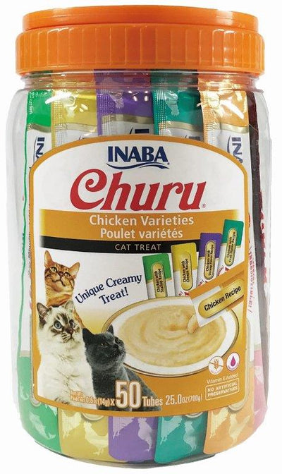 Inaba Churu Chicken Puree Variety 50 Tubes