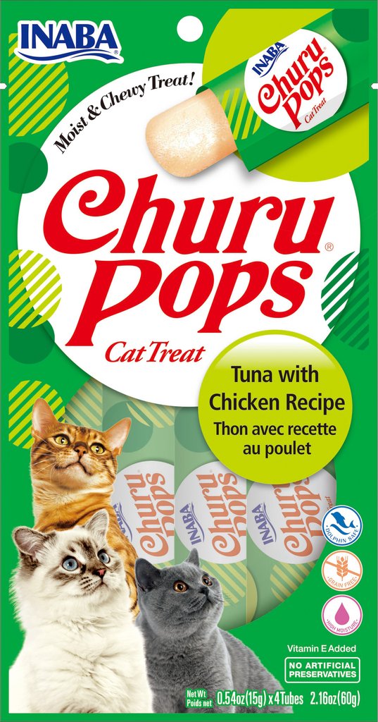 Inaba Churu Pops Tuna with Chicken Juicy Cat Treat