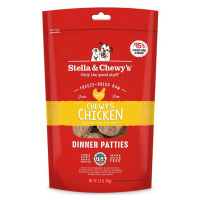 Stella & Chewy's Chewy's Chicken Dinner Patties Grain & Gluten-Free Freeze-Dried Dog Food