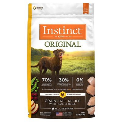 <b>Instinct</b> by Nature's Variety Original Grain Free Recipe with Real Chicken Natural Dry Dog Food