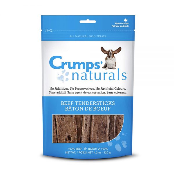 <b>Crumps' Naturals</b> Beef Lung Tendersticks Dog Treats