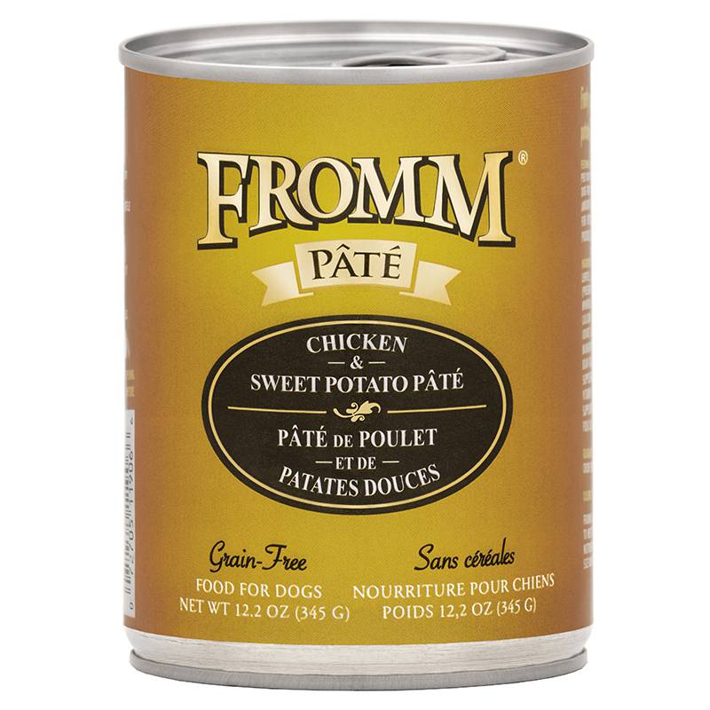 <b>Fromm Family</b> Free Chicken & Sweet Potato Pate Canned Dog Food