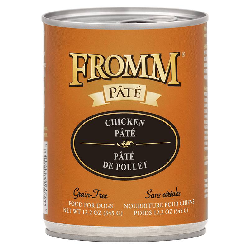 <b>Fromm Family</b> Grain-Free Chicken Pate Canned Dog Food, 12.2 Oz Cans