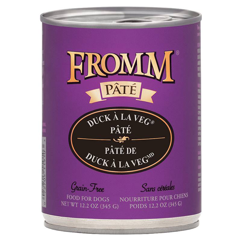 <b>Fromm Family</b>  Grain Free Duck A La Veg Canned Dog Food