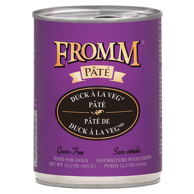 <b>Fromm Family</b>  Grain Free Duck A La Veg Canned Dog Food