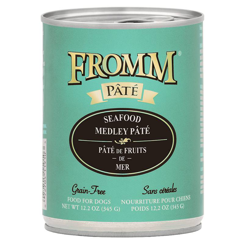 <b>Fromm Family</b> Grain Free Seafood Medley Pate Canned Dog Food