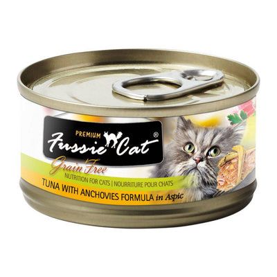 <b>Fussie Cat</b> Premium Canned Cat Food 2.82oz Tuna & Anchovies Flavor (Case of 24)