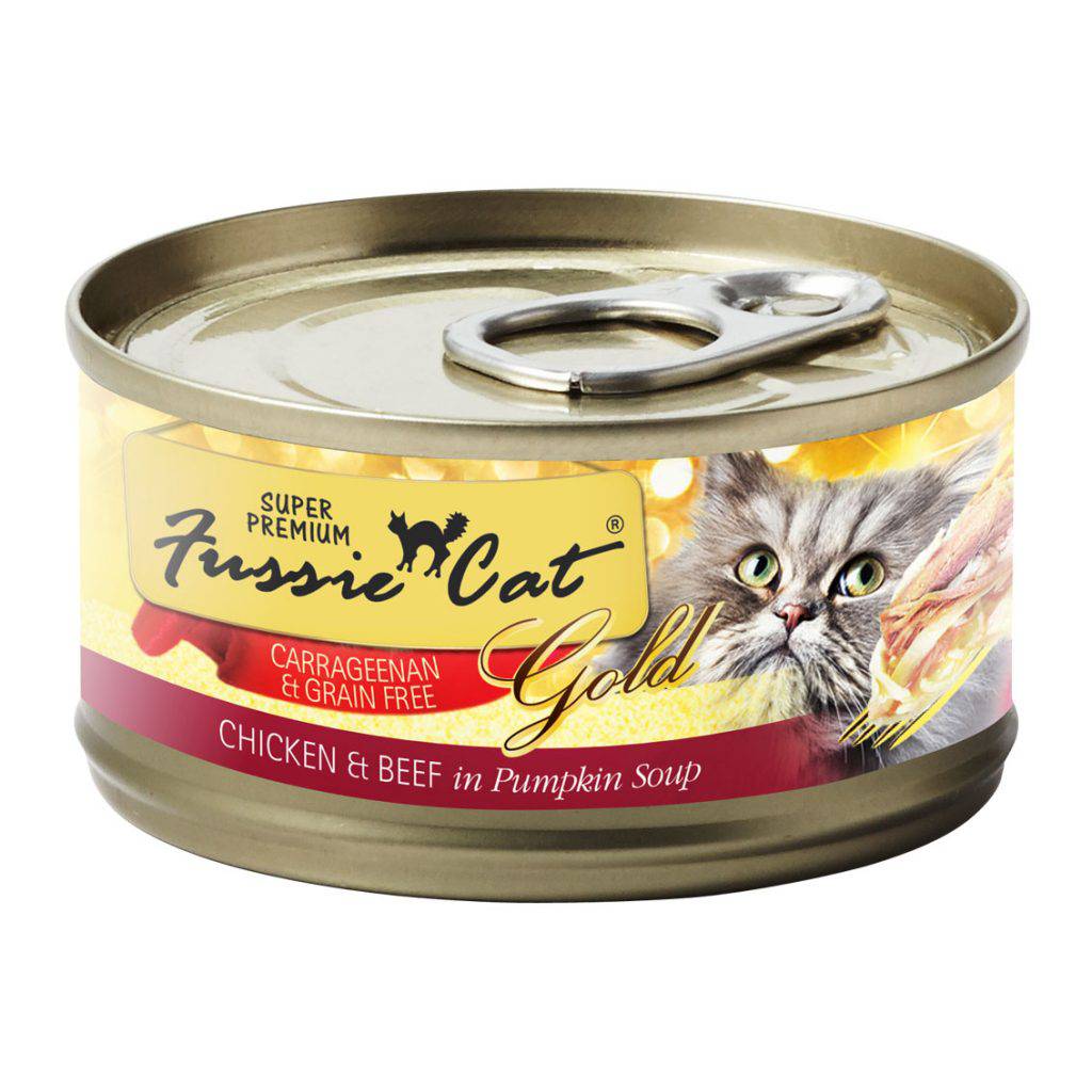 <b>Fussie Cat</b> Super Premium Canned Cat Food 2.8oz Chicken & Beef Flavor (Case of 24)